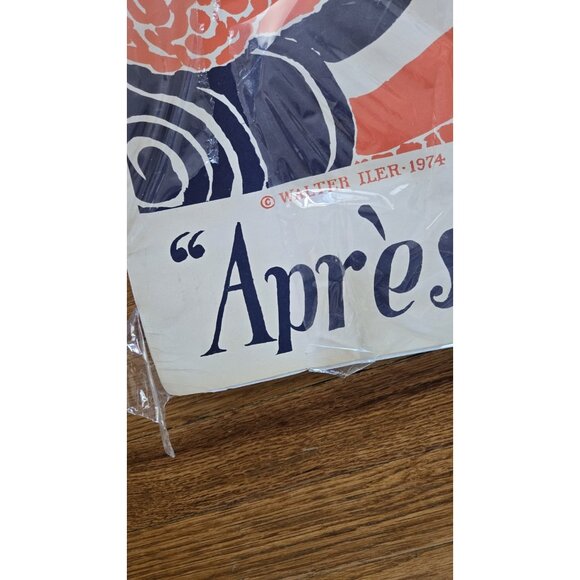 1974 Walter Iler (1889-1982) Nixon Print "Apres Moi Le Deluge" RARE POSTER READ - Picture 9 of 10